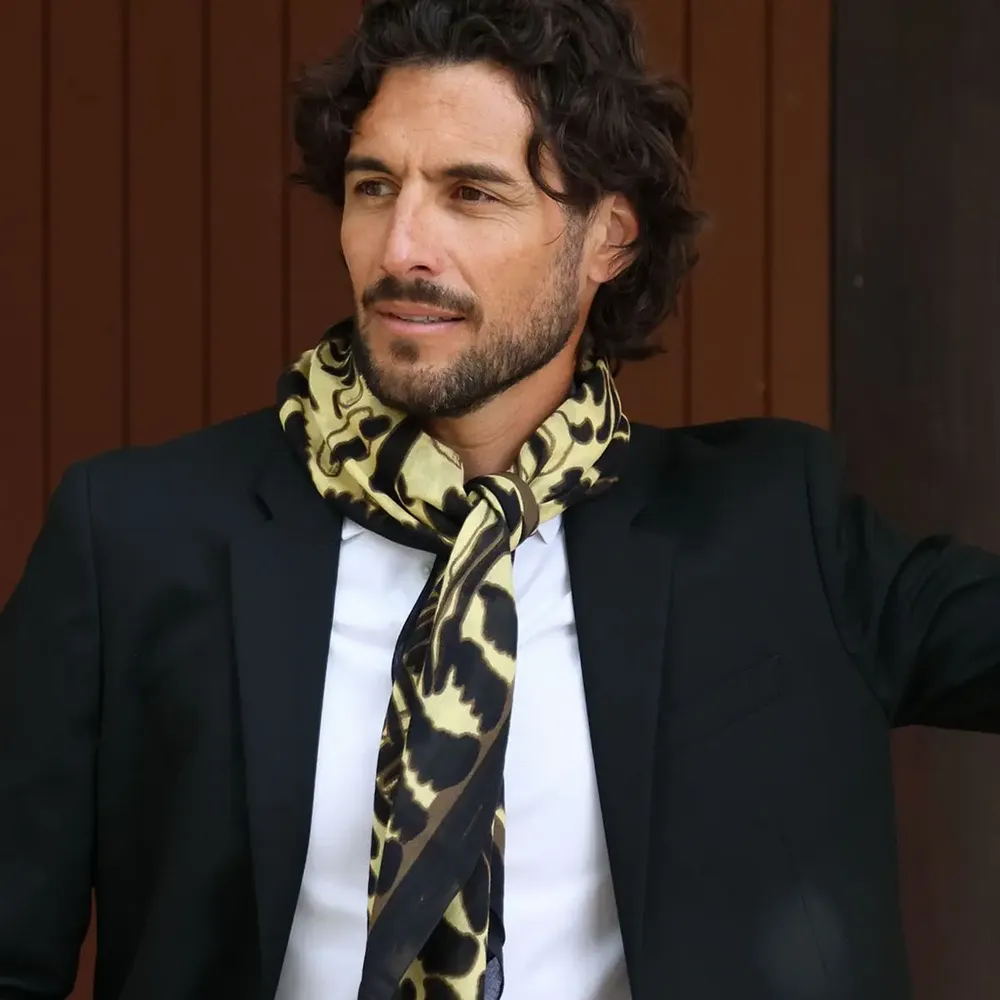 Foulards et écharpes - Bandana FILIPO jaune - MONSIEUR CHARLI