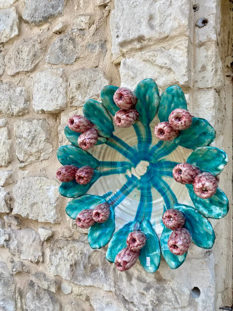 Objets de décoration - PRICKLY PEARS CENTRE TABLE - DARIO MAGRO CERAMICHE SICILY