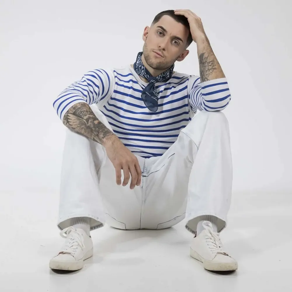 Scarves - STANLEY MARINE COTTON BANDANA - MONSIEUR CHARLI