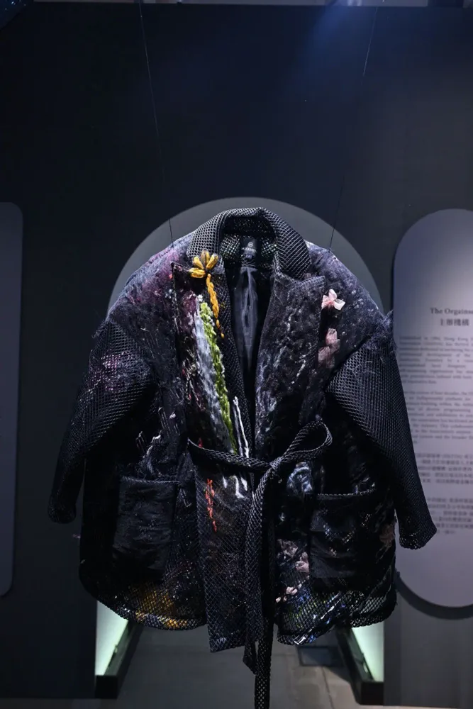 Apparel - "Night Garden" Embroidered Weaving-art Jacket - LUMINANCE BY SIMON YAM