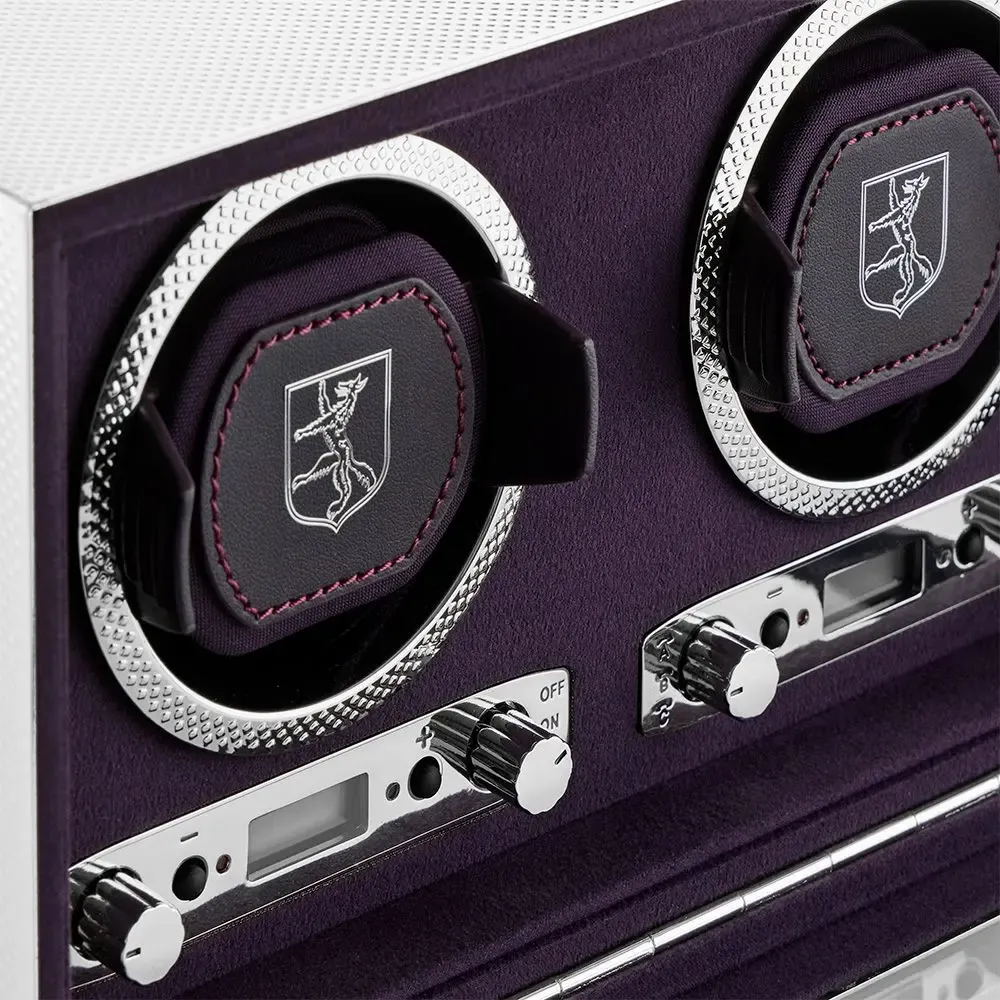 Autres objets connectés  - SILVER - Double Watch Winder - WOLF
