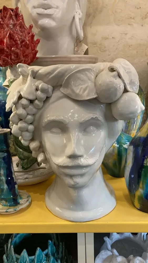 Objets de décoration - MOOR HEAD - DARIO MAGRO CERAMICHE SICILY