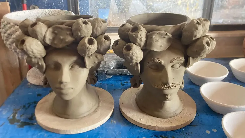 Objets de décoration - MOOR HEAD - DARIO MAGRO CERAMICHE SICILY
