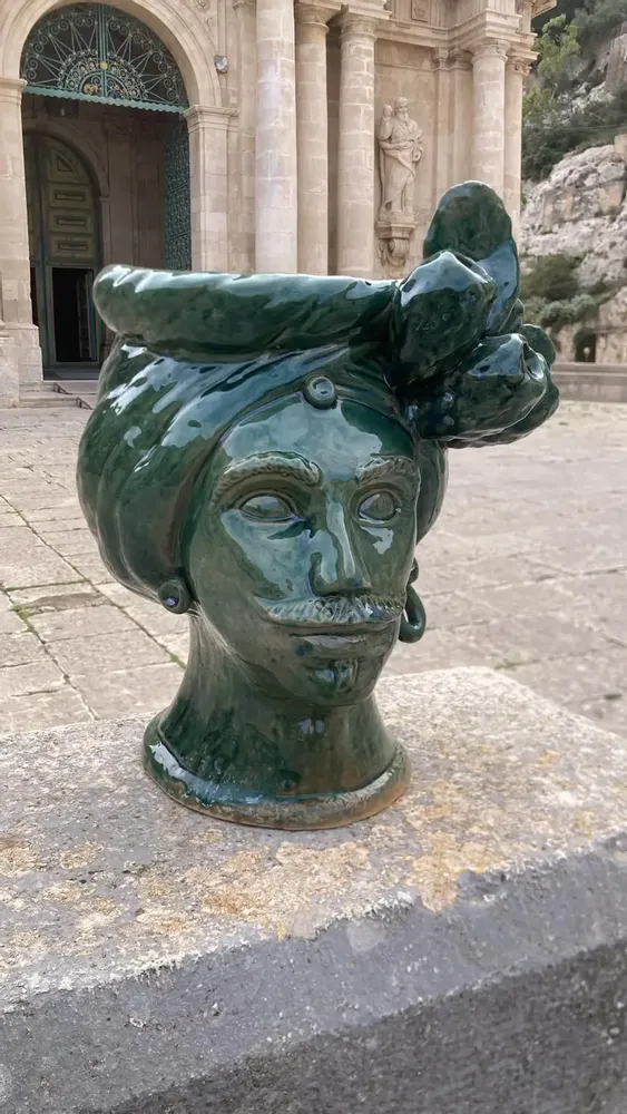 Objets de décoration - MOOR HEAD - DARIO MAGRO CERAMICHE SICILY