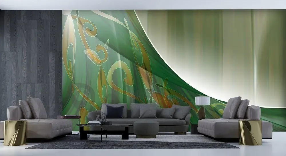 Papiers peints - Panoramic wallpaper with unique Celtic-inspired patterns. - INCREATION