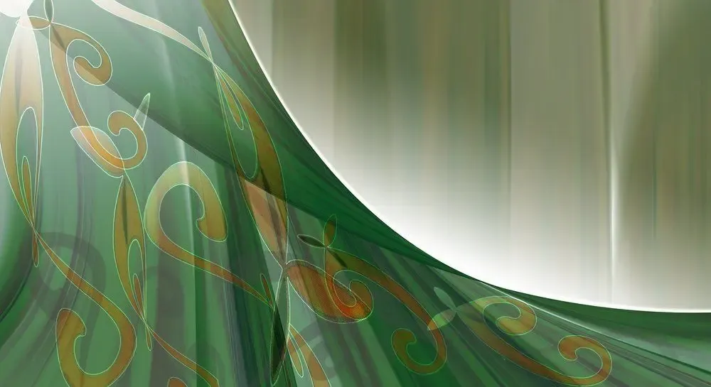 Papiers peints - Panoramic wallpaper with unique Celtic-inspired patterns. - INCREATION