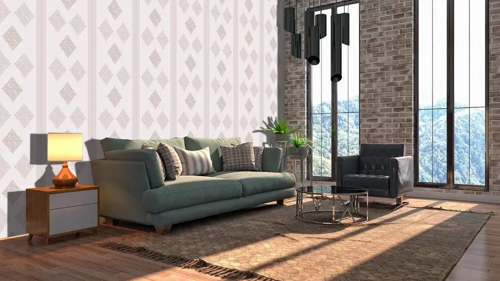 Papiers peints - Panoramic wallpaper with unique Celtic-inspired patterns. - INCREATION