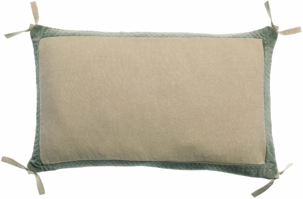 Coussins - Coussin Elise Chambray Verveine 30 x 50 - MAISON VIVARAISE - SDE VIVARAISE WINKLER