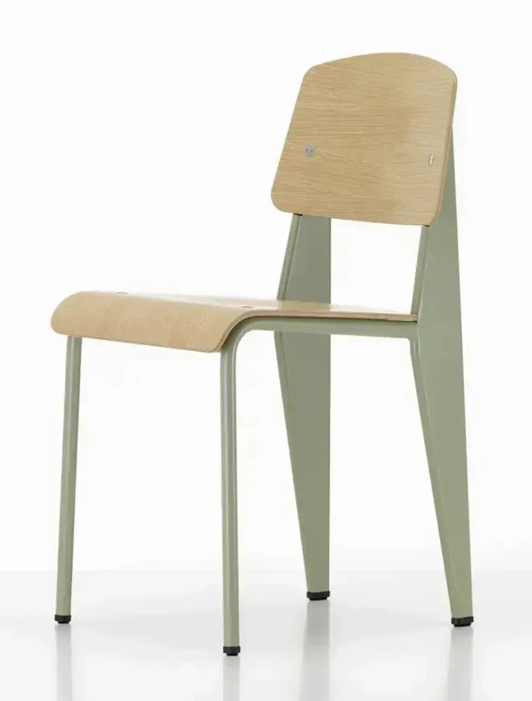 Chairs - Jean Prouvé Vitra Standard Chair - ACCENT ROUGE