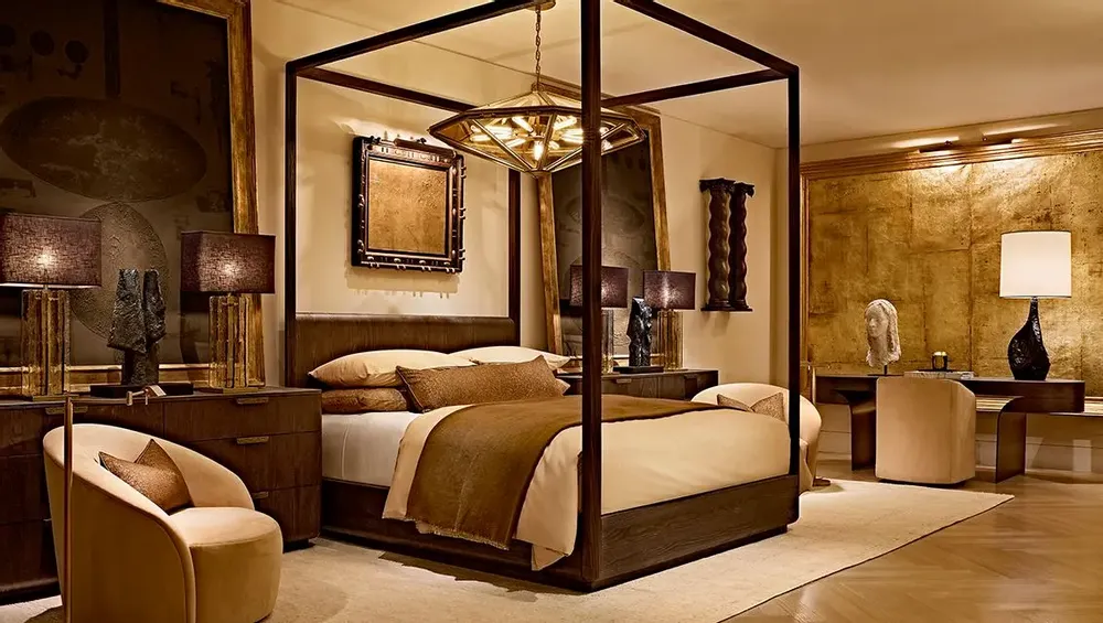 Beds - CIRO CANOPY BED - RH