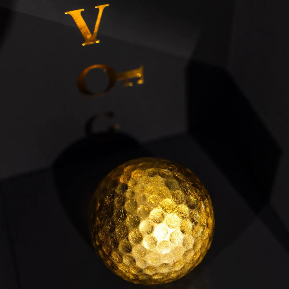 Gifts - 24K GOLD GOLF BALL - GOLD EMOTION
