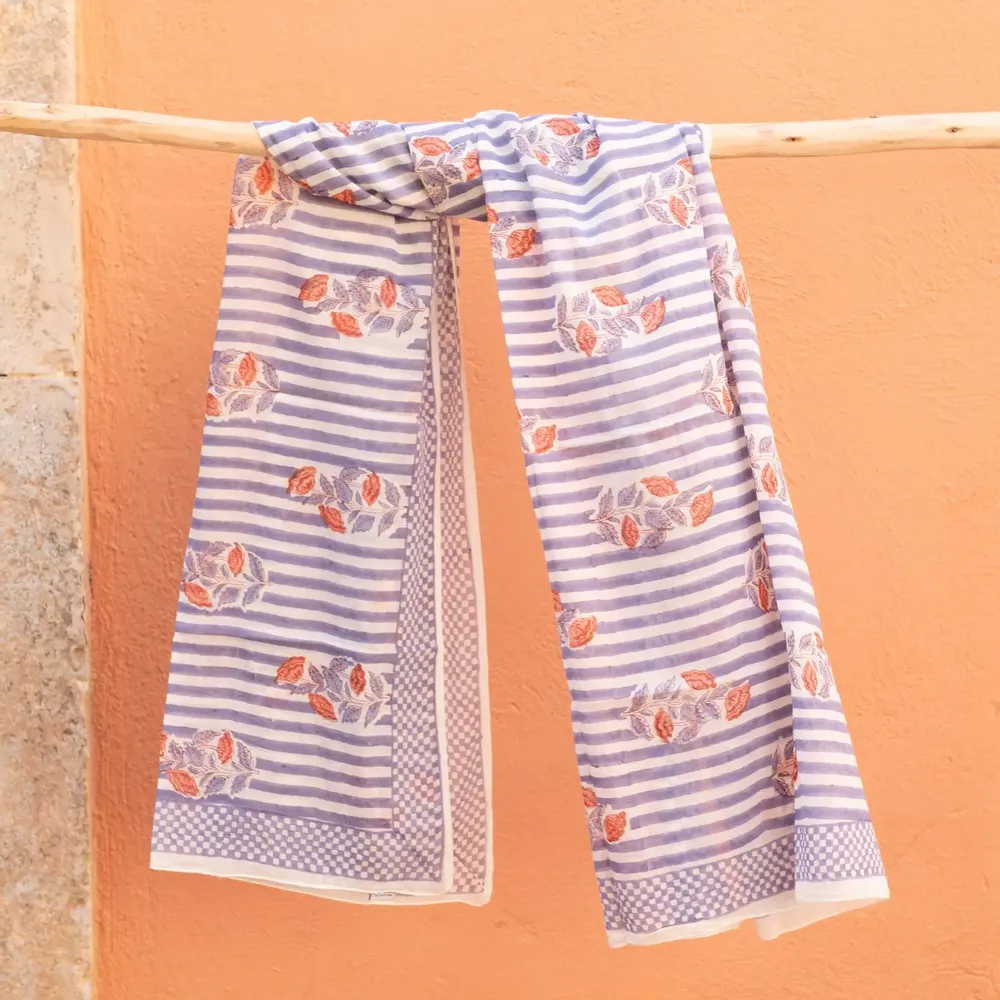 Scarves - Cotton veil scarves - ZEN ETHIC *