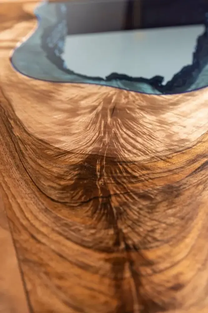 Pièces uniques - Table basse "Les deux Lacs" - HERON DESIGN