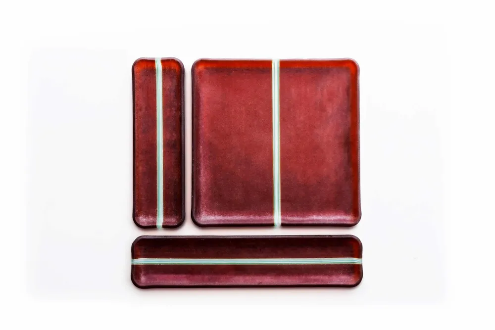 Objets design - série de plateaux de table en verre de Murano - MEMMO-VENEZIA S.R.L.