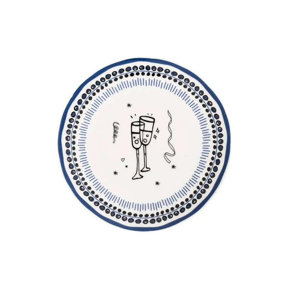 Platter and bowls - Holiday Collection Dessert Plate - ATÖLYE SIR