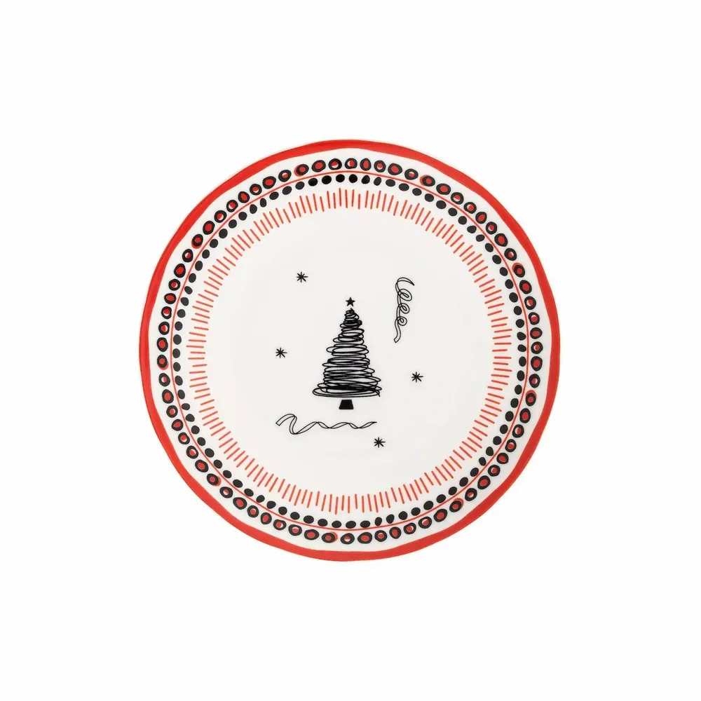 Platter and bowls - Holiday Collection Dessert Plate - ATÖLYE SIR