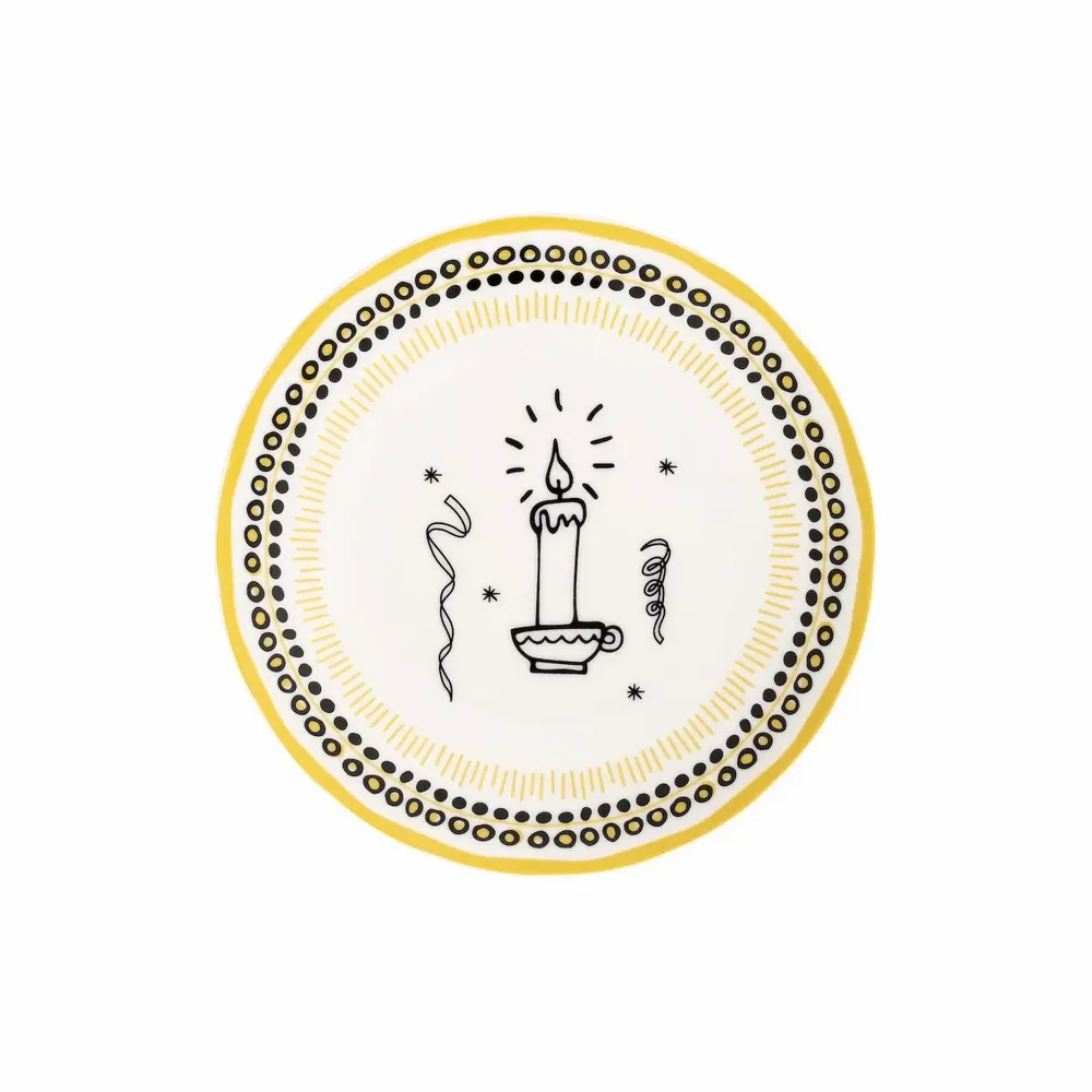 Platter and bowls - Holiday Collection Dessert Plate - ATÖLYE SIR