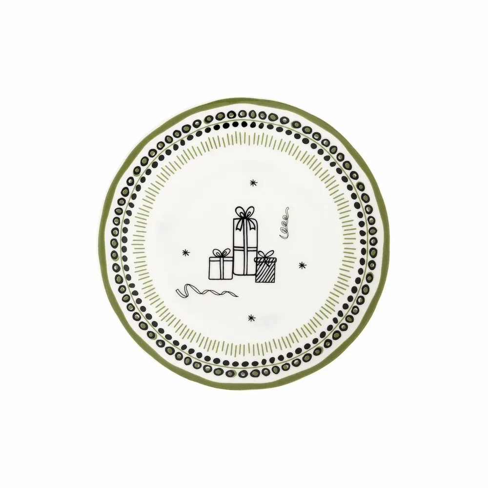 Platter and bowls - Holiday Collection Dessert Plate - ATÖLYE SIR