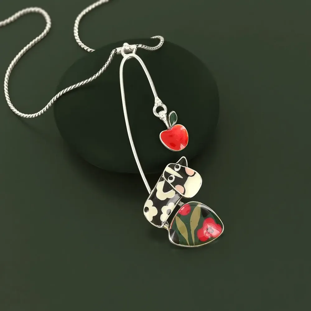 Jewelry - DAISY NECKLACE SILVER MULTI - TARATATA BIJOUX