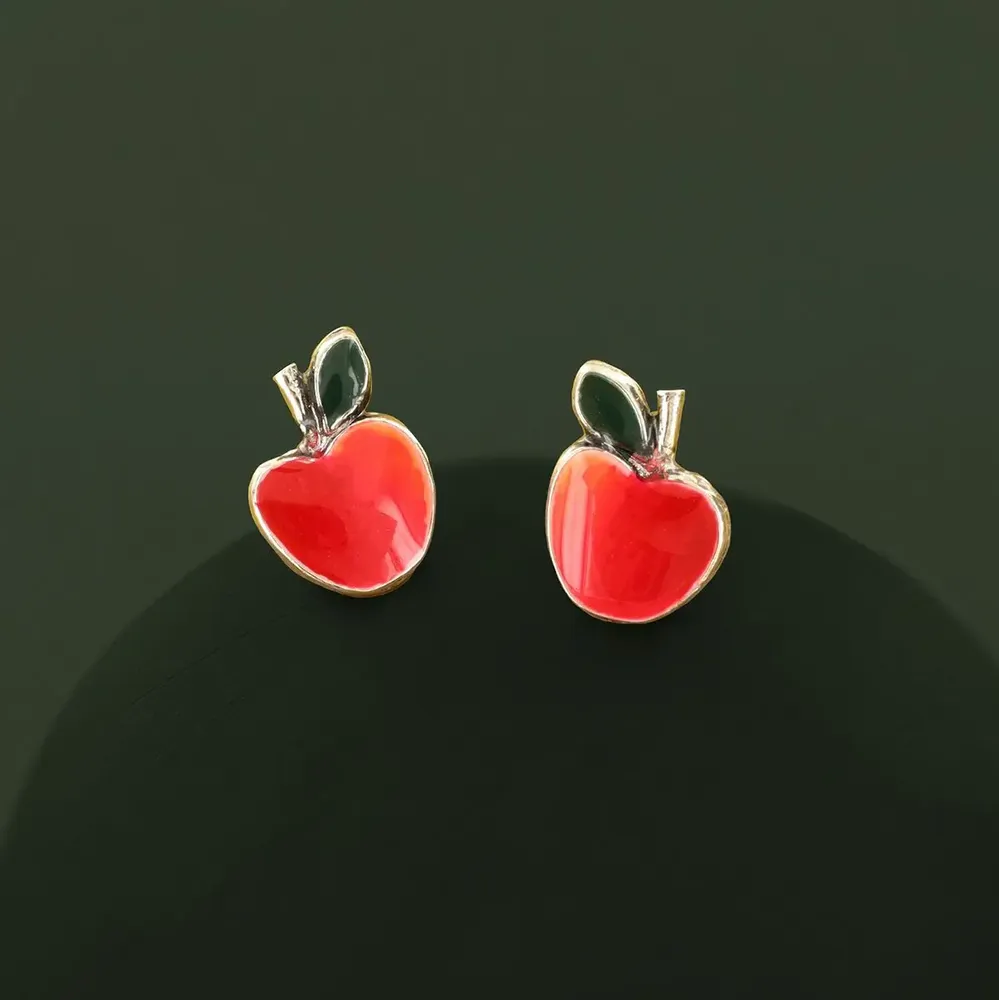 Jewelry - Daisy Fleas, Silver and Red - TARATATA BIJOUX