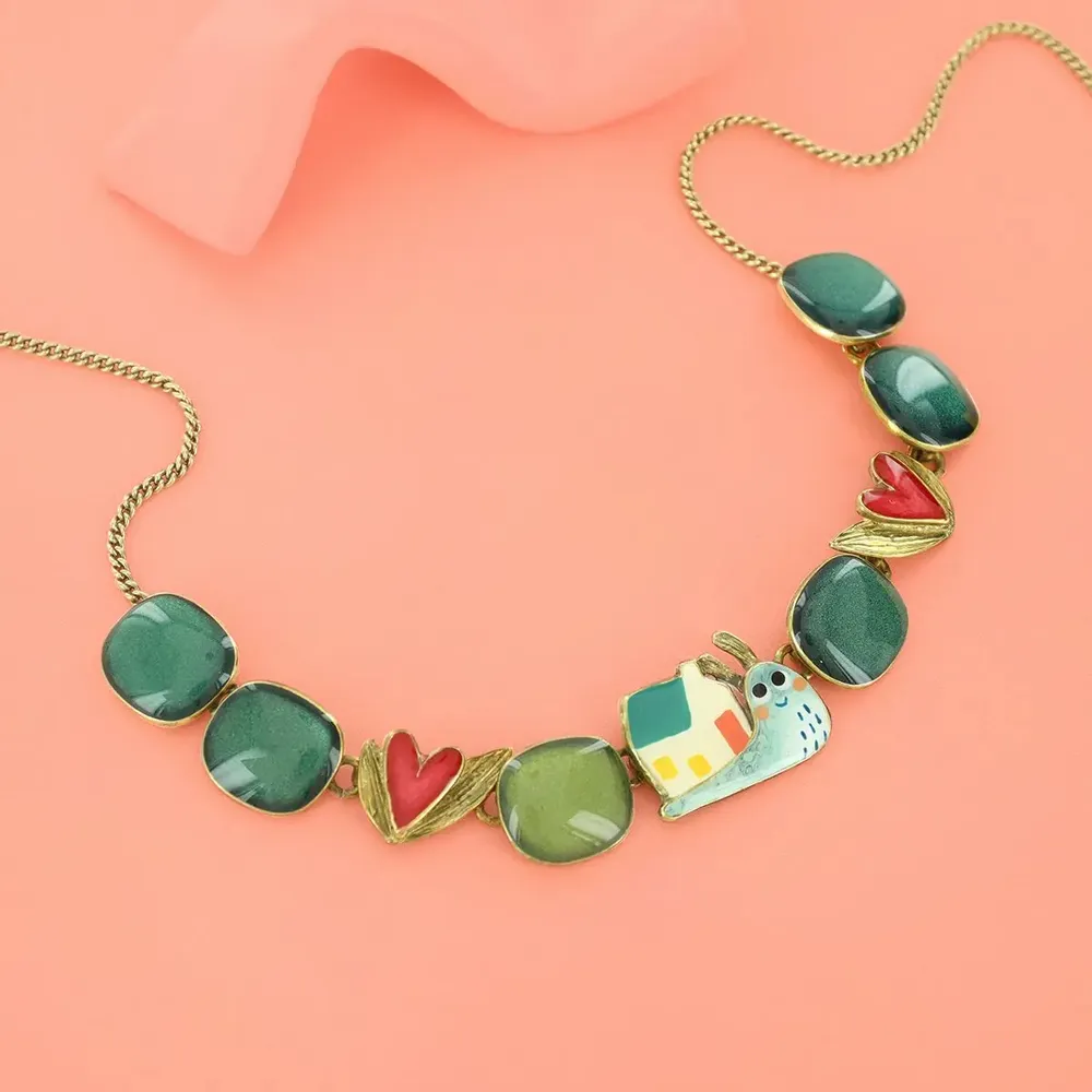 Bijoux - COLLIER SWEET HOME COULEUR BRONZE MULTI - TARATATA BIJOUX