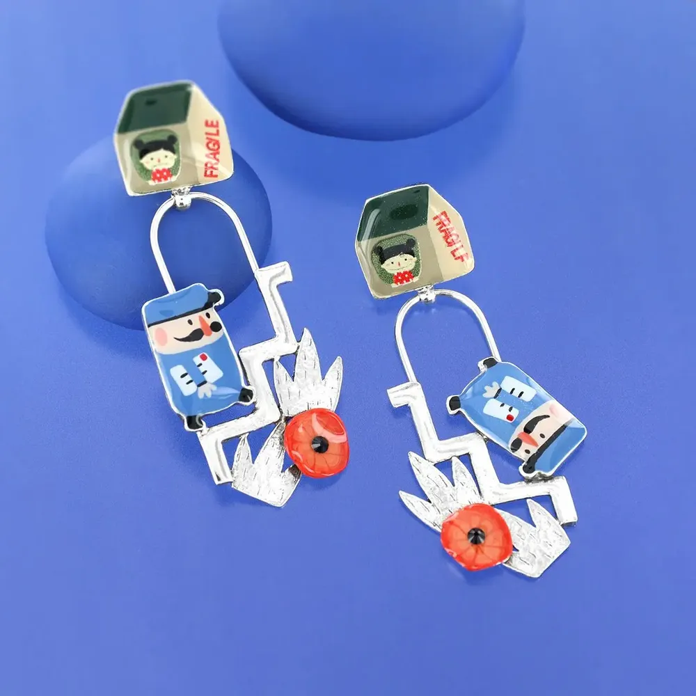 Jewelry - SILVER MULTI-COLOR PIROUETTE CHIPS - TARATATA BIJOUX