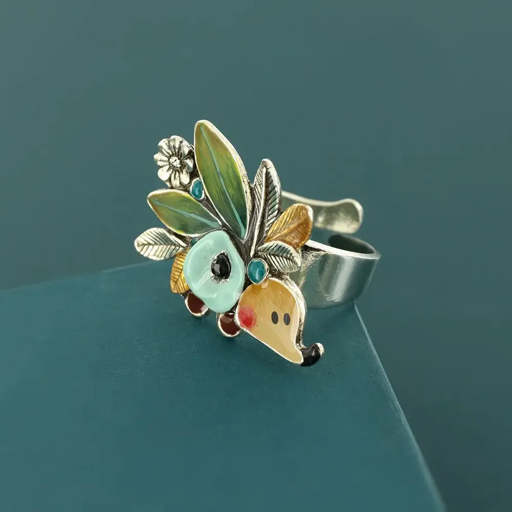 Jewelry - MINI RING, SILVER AND BLUE COLOUR - TARATATA BIJOUX