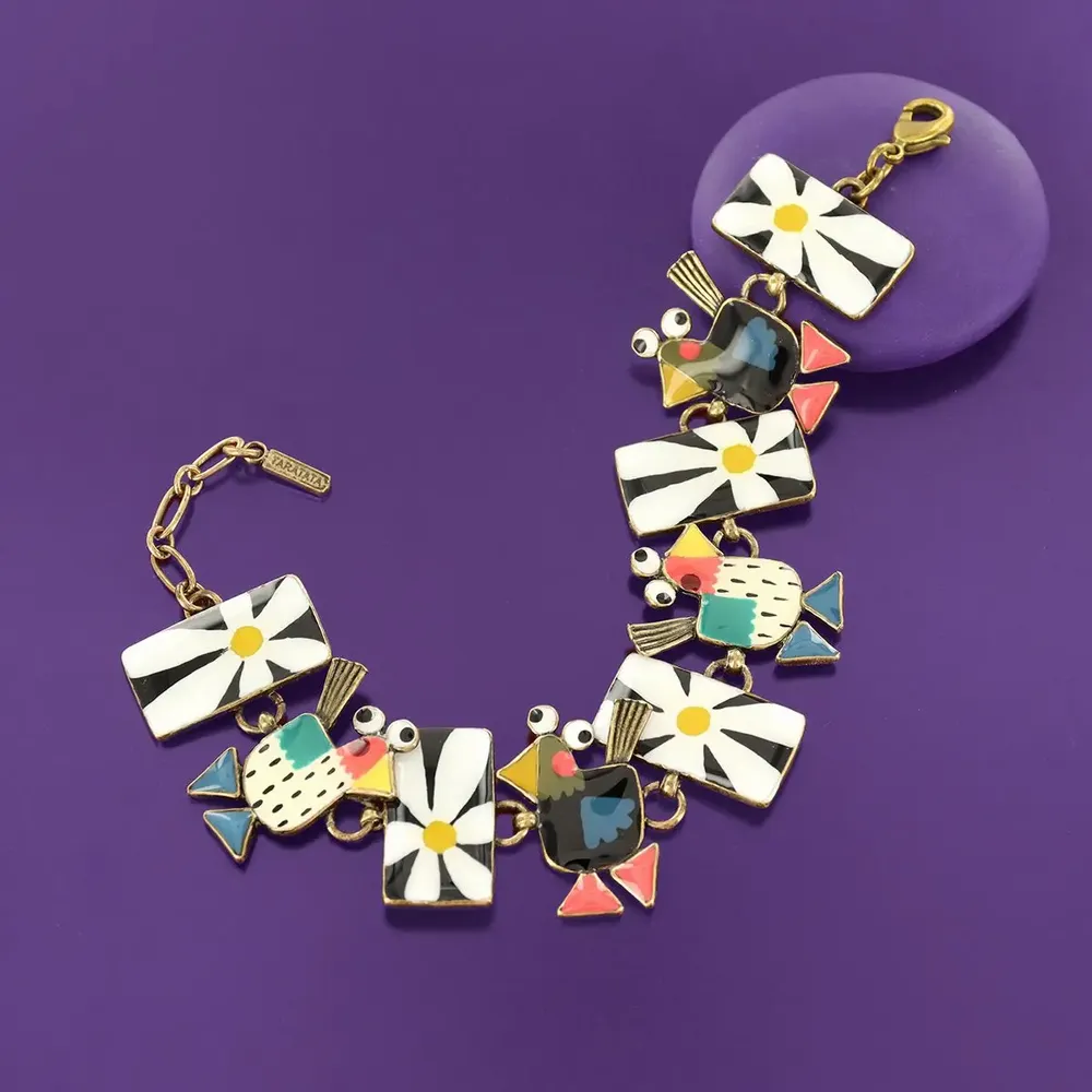 Jewelry - ROLL MY CHICKEN BRACELET BRONZE MULTI - TARATATA BIJOUX