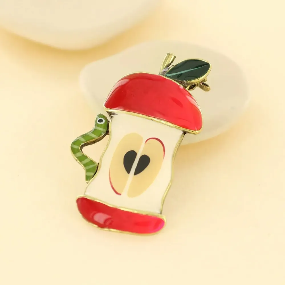 Jewelry - Red bronze seed brooch - TARATATA BIJOUX