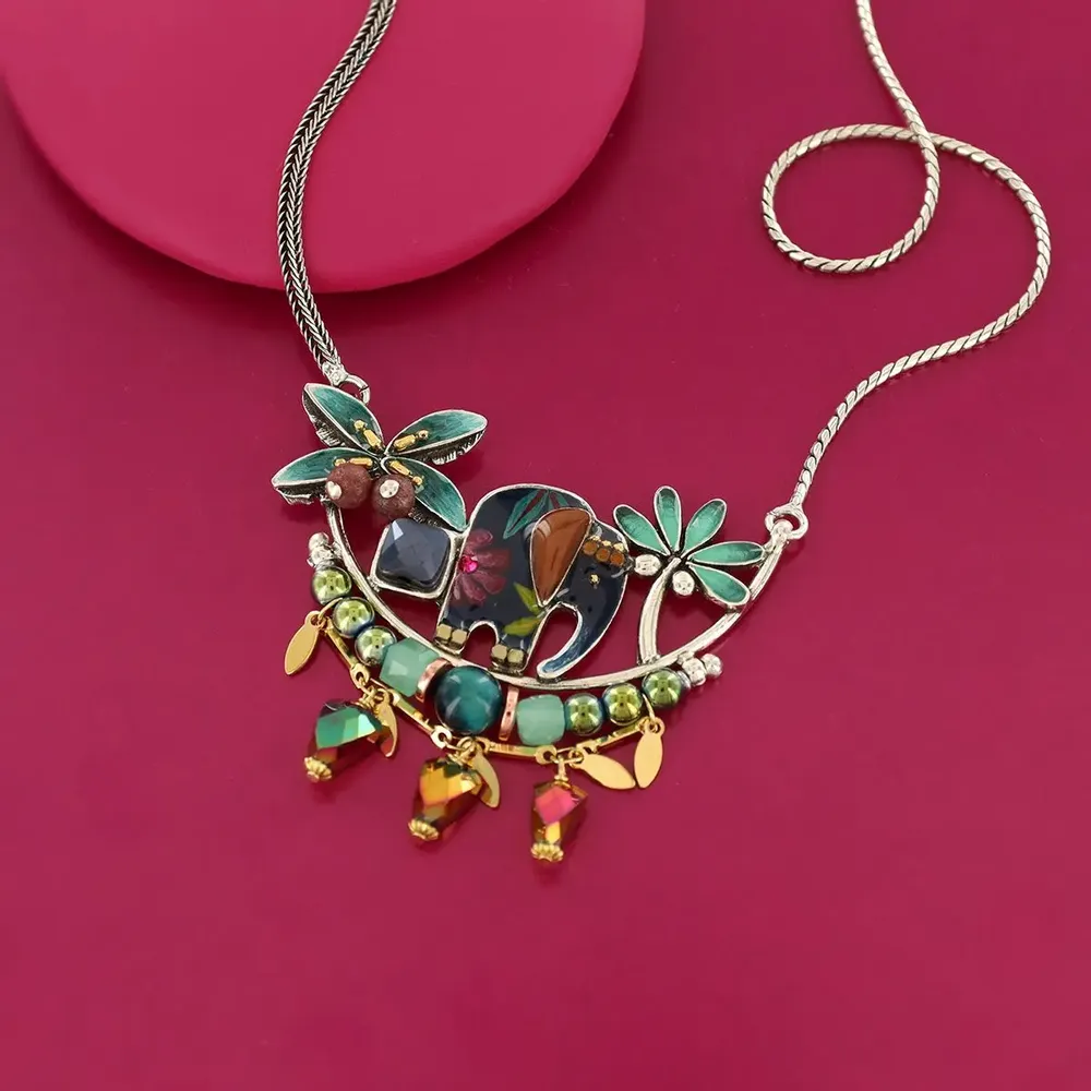 Jewelry - PAPONG NECKLACE SILVER MULTI - TARATATA BIJOUX