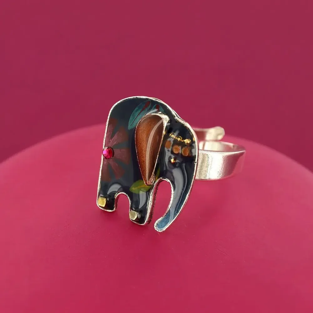 Bijoux - BAGUE PAPONG COULEUR ARGENT MULTI - TARATATA BIJOUX