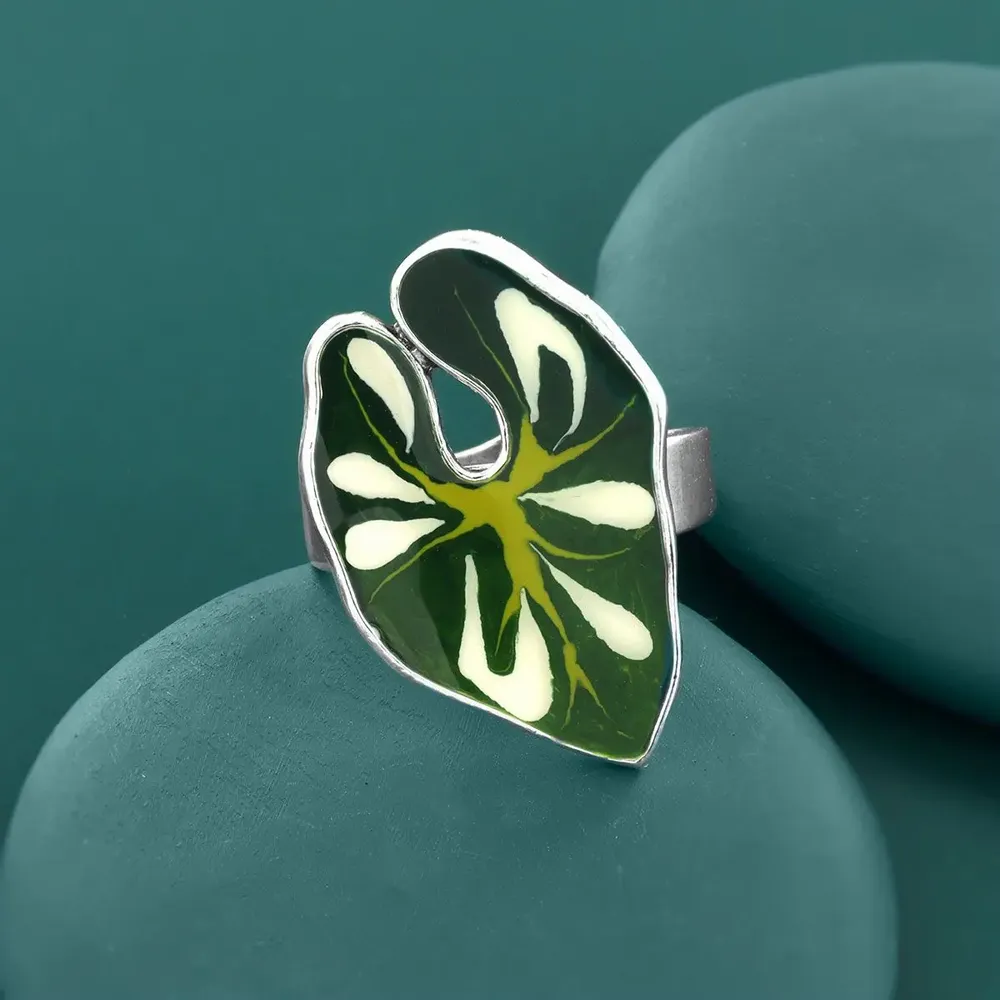 Bijoux - BAGUE FABULEUSE COULEUR ARGENT VERT - TARATATA BIJOUX