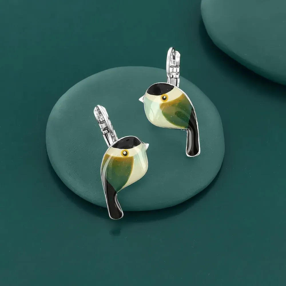 Jewelry - FABULOUS SLEEPERS SILVER GREEN COLOR - TARATATA BIJOUX