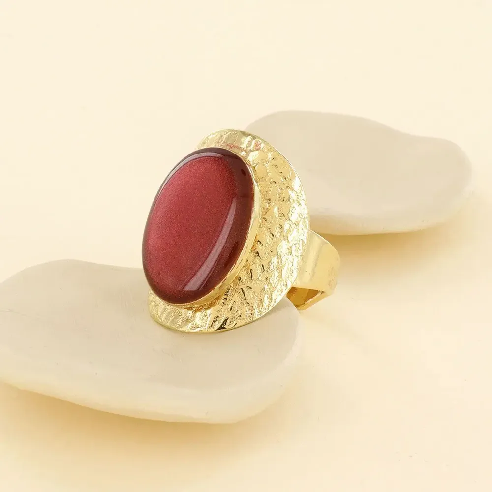 Jewelry - OLIVE RING, GOLD AND RED COLOUR - TARATATA BIJOUX