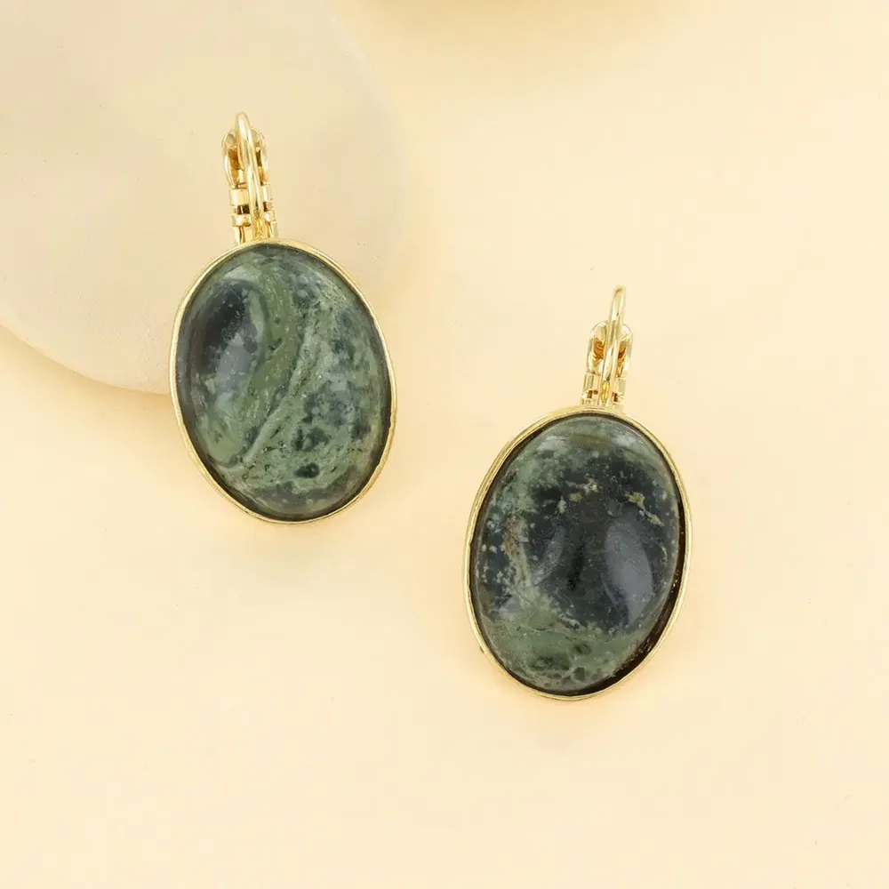 Jewelry - OLIVE GOLD GREEN SLEEPING BED - TARATATA BIJOUX