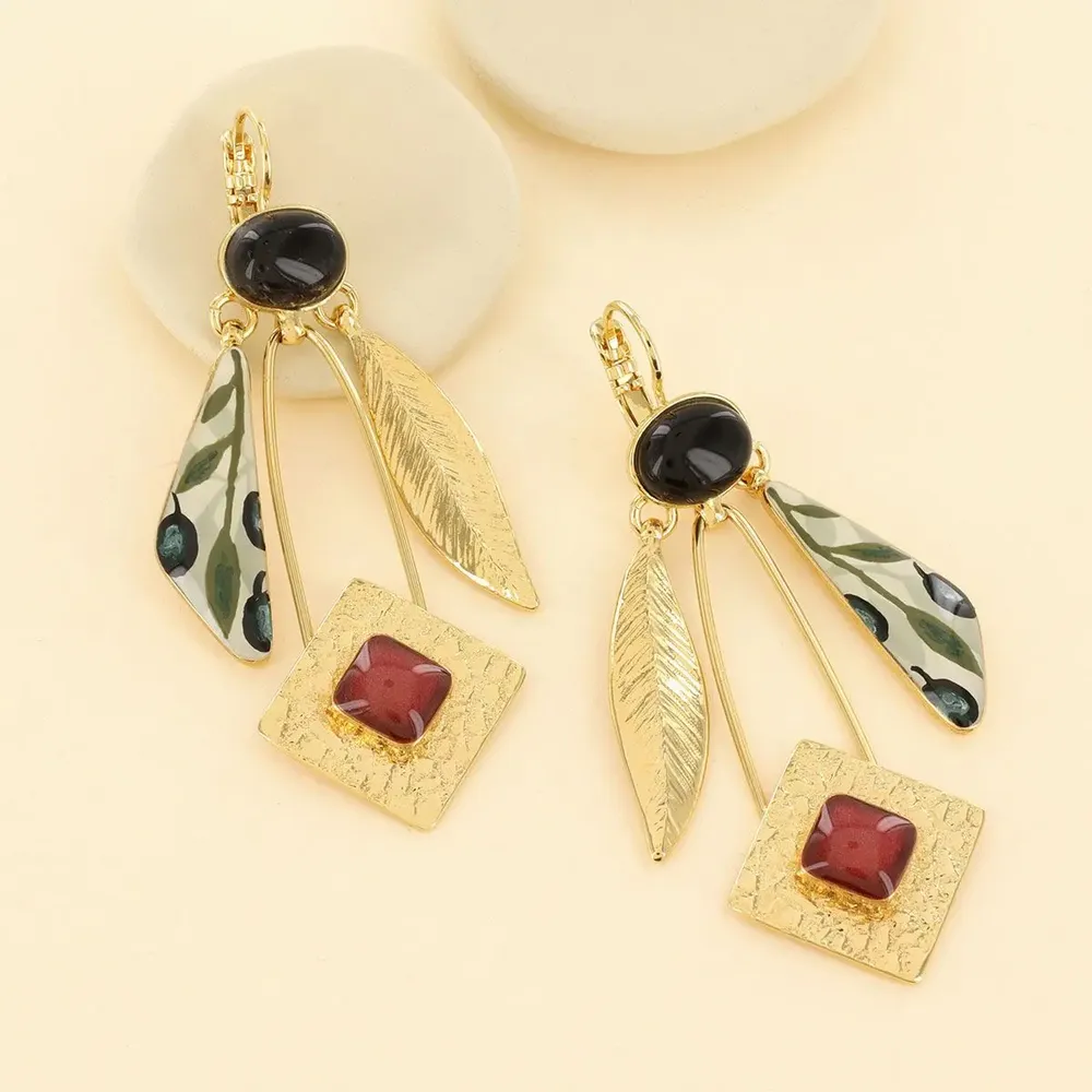 Jewelry - OLIVE GOLD MULTI COLOR SLEEPING BED - TARATATA BIJOUX