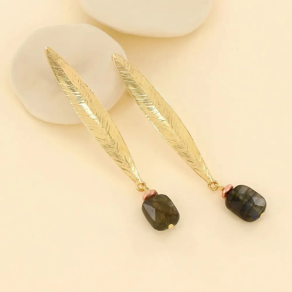 Jewelry - OLIVE CHIPS GOLD COLOUR - TARATATA BIJOUX