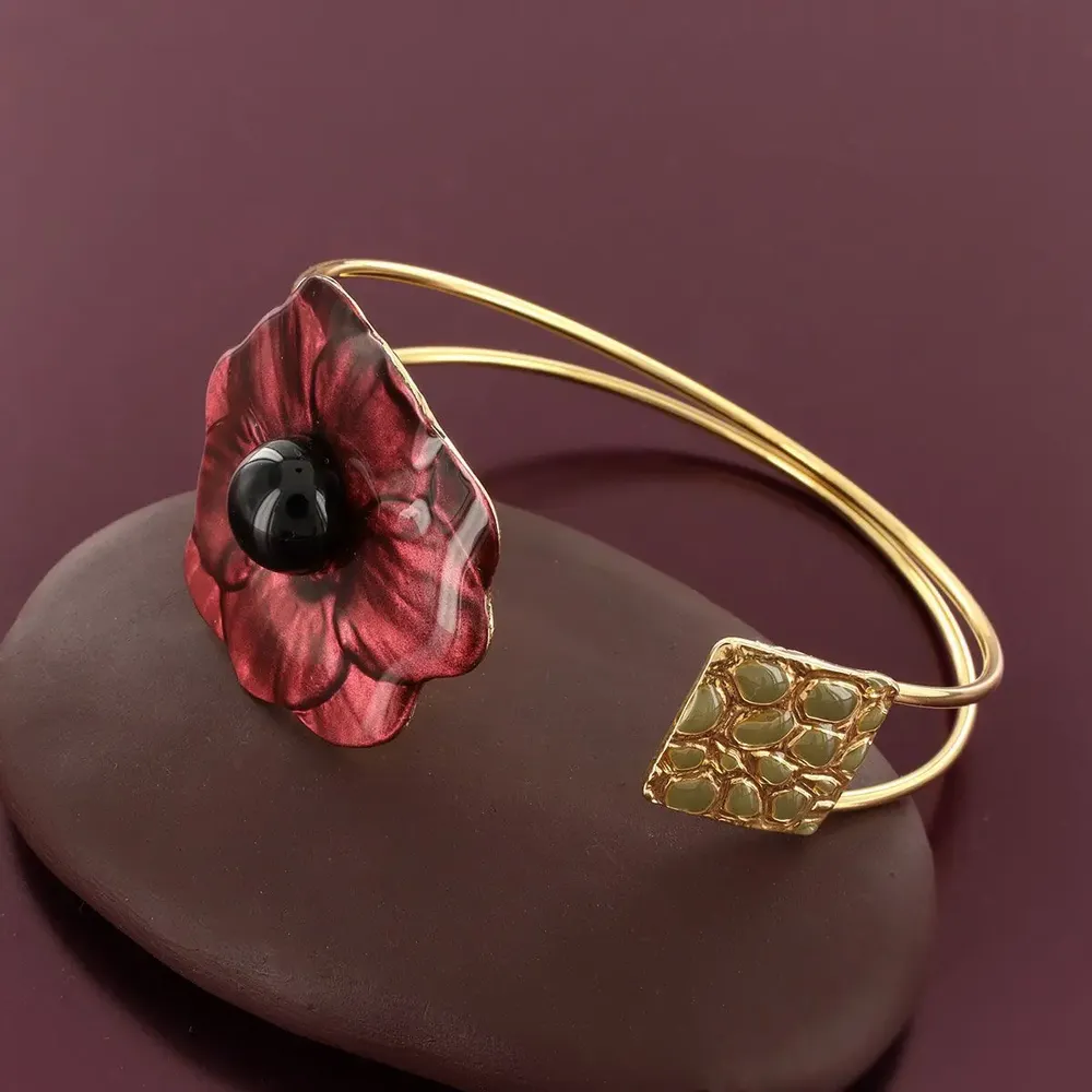 Jewelry - CARMEN BRACELET GOLD RED - TARATATA BIJOUX