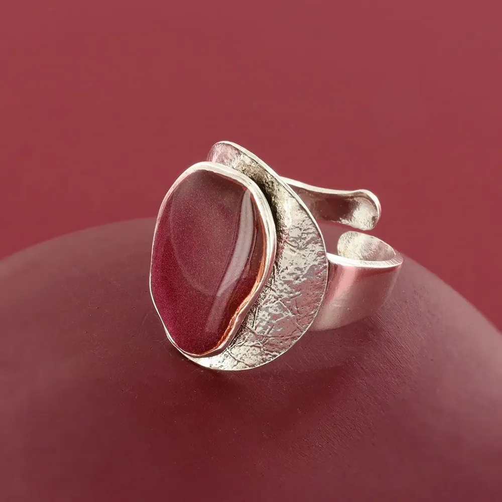 Jewelry - RING DO NOT MOVE SILVER RED COLOR - TARATATA BIJOUX