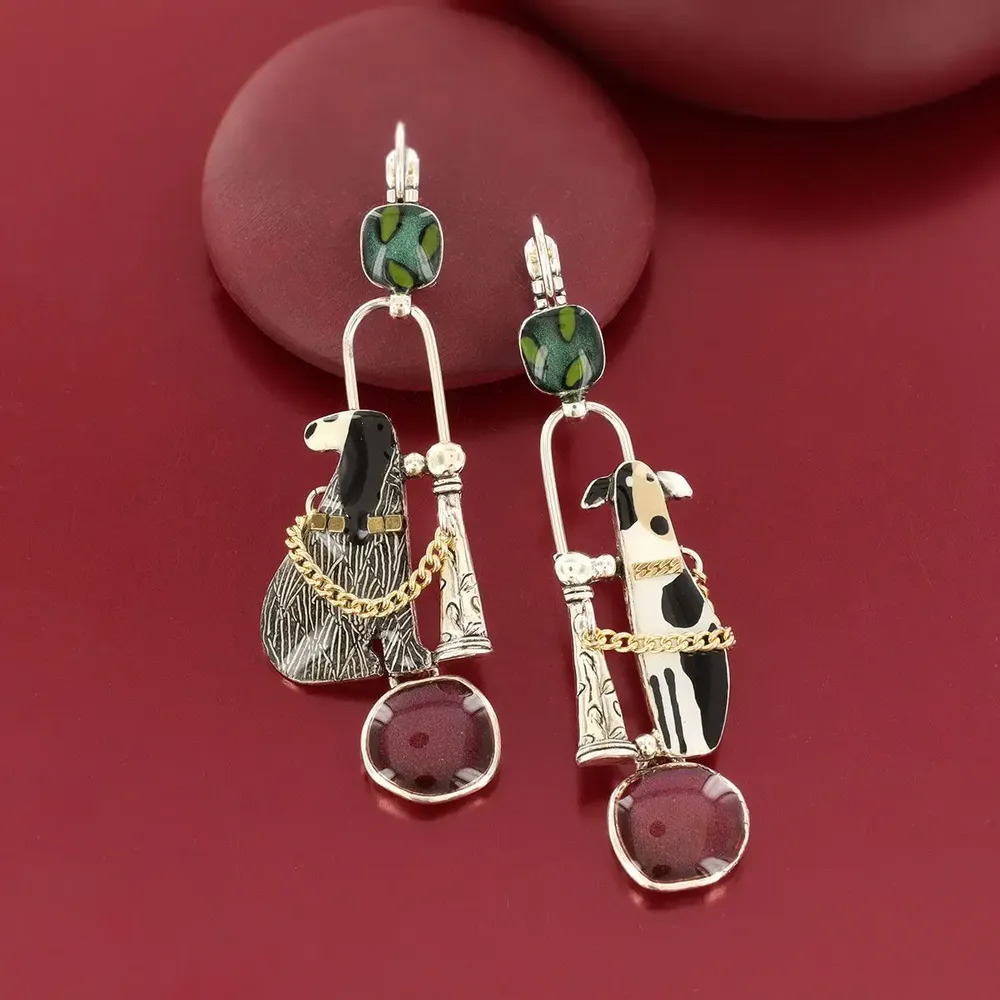 Jewelry - SLEEPERS DON'T MOVE SILVER MULTI COLOR - TARATATA BIJOUX