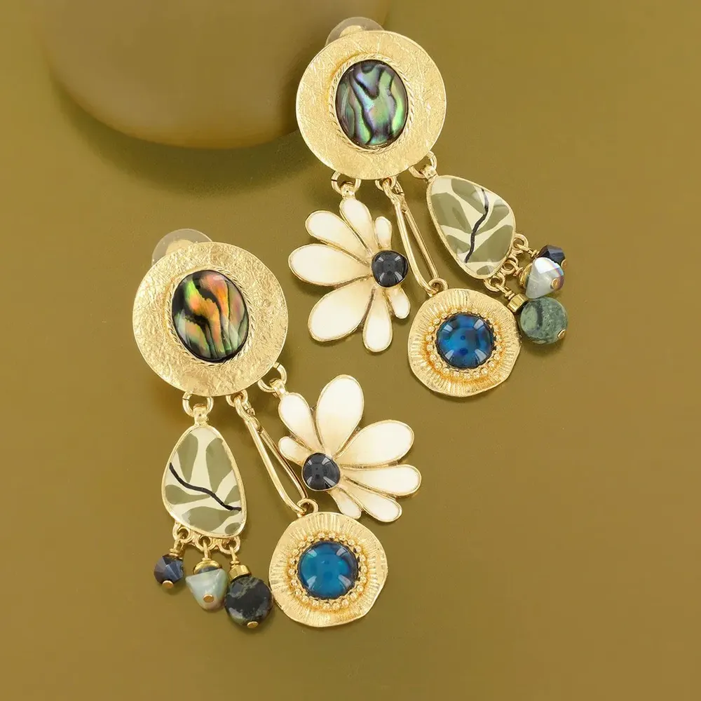 Jewelry - ZEN CLIPS GOLD MULTI COLOR - TARATATA BIJOUX