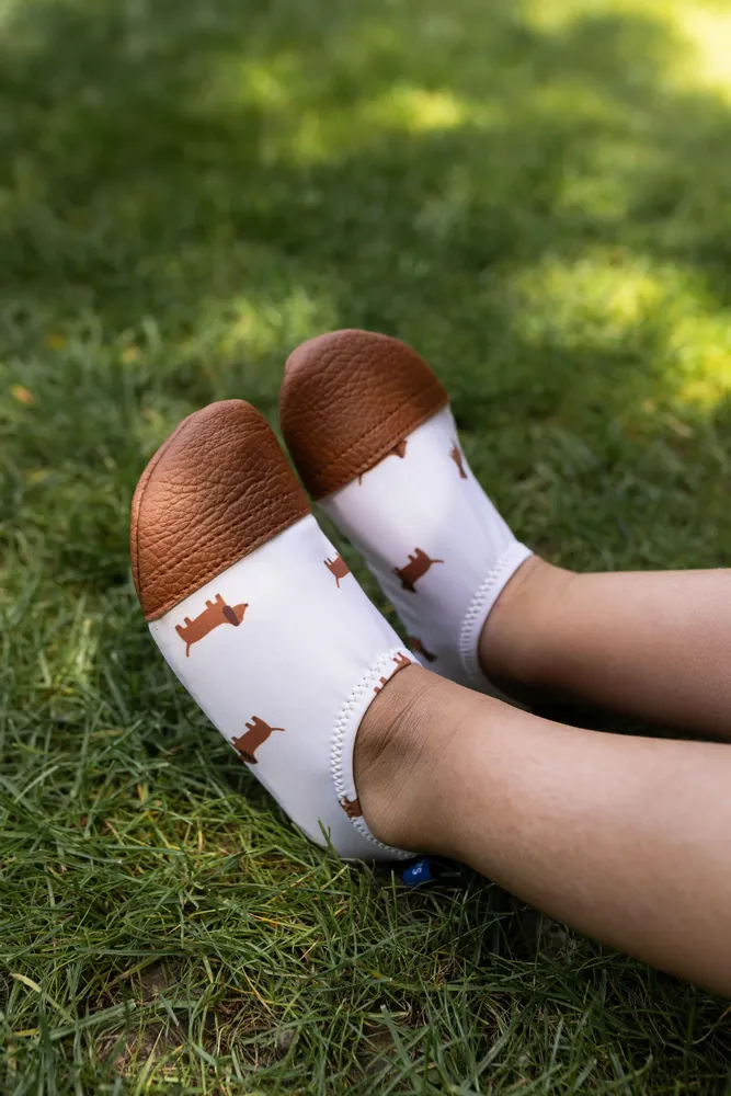 Mode enfantine - Chaussons souples tout terrain - Les Petits Teckels - LES PAS PETITS