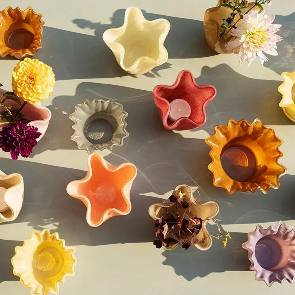 Vases - Small Glass Vase - MADAM STOLTZ