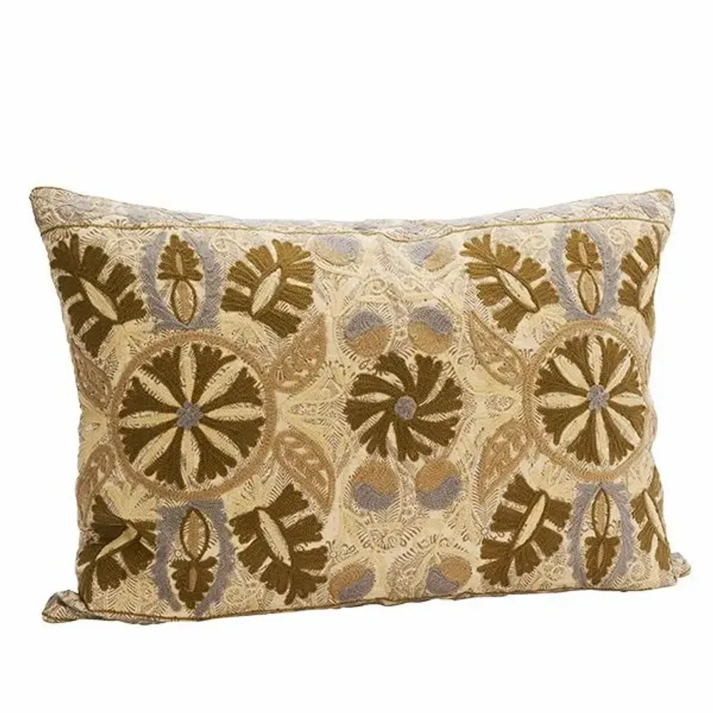 Fabric cushions - Suzani embroidered cushion cover - MADAM STOLTZ
