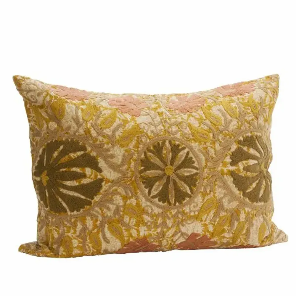 Fabric cushions - Suzani embroidered cushion cover - MADAM STOLTZ