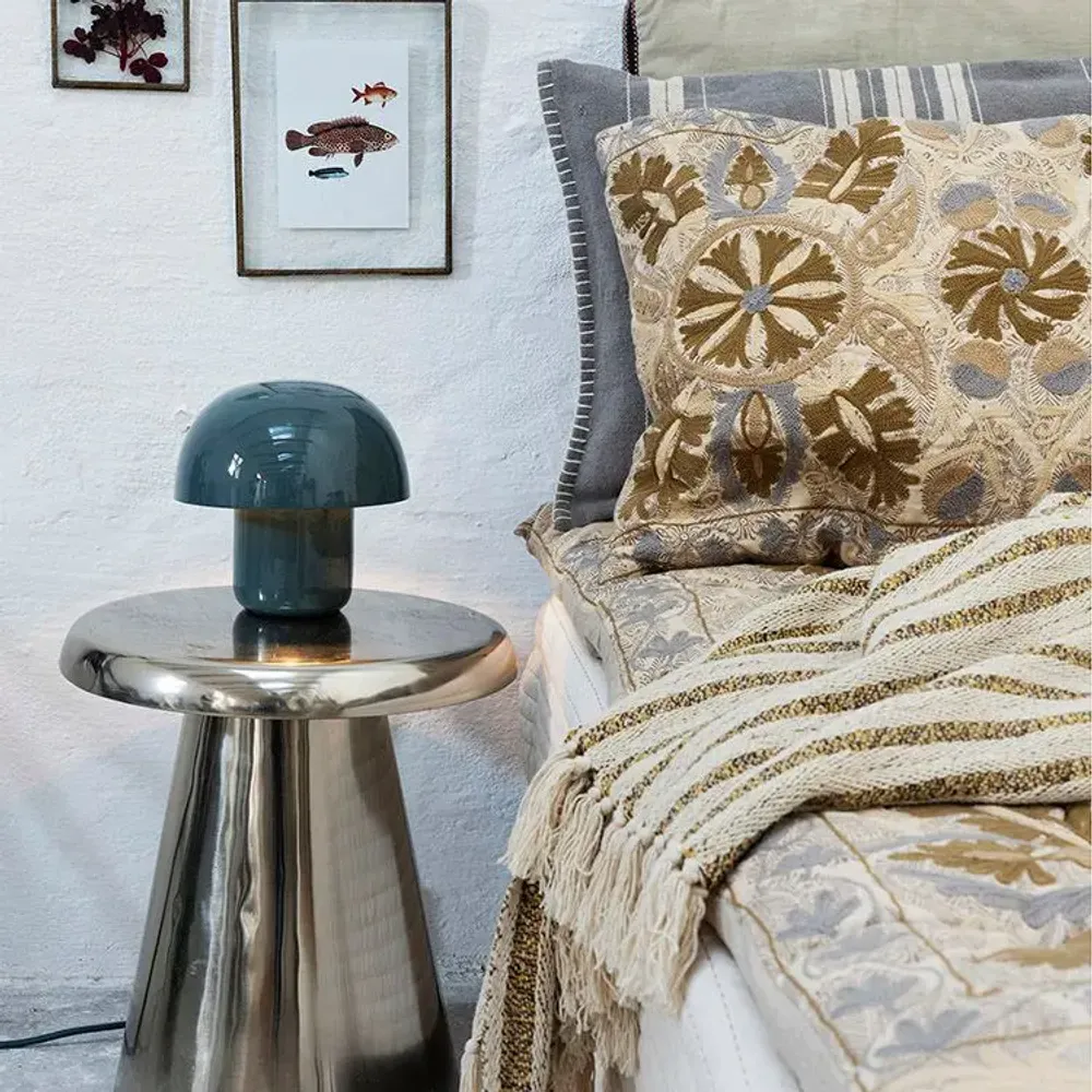 Coffee tables - Enamel Side Table, Steel - MADAM STOLTZ