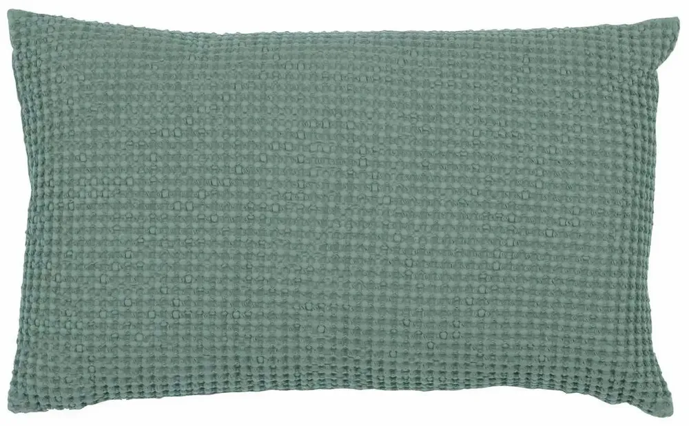 Cushions - Cushion Recycled Maia Vert De Gris 30 X 50 - MAISON VIVARAISE - SDE VIVARAISE WINKLER
