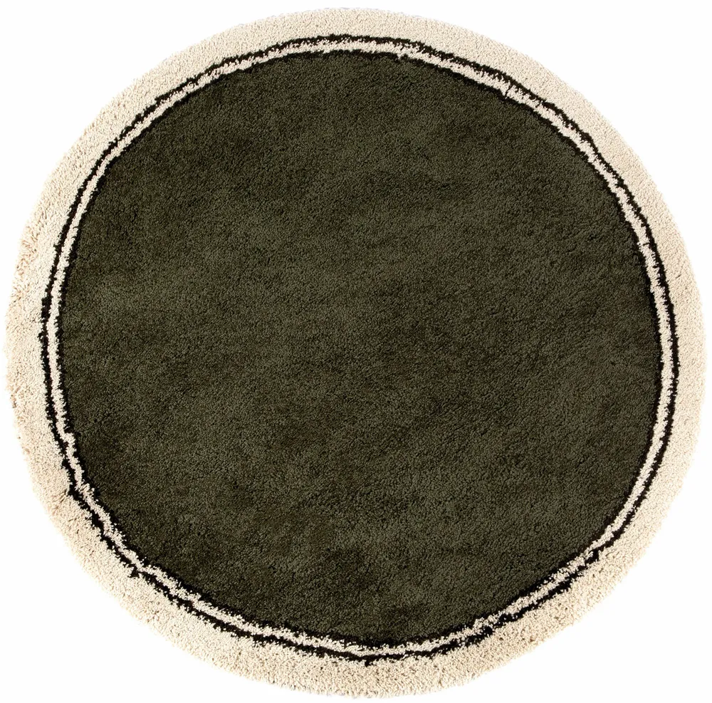 Tapis - Tapis Many Olive diamètre 160 cm - MAISON VIVARAISE - SDE VIVARAISE WINKLER
