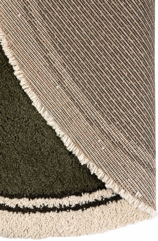 Tapis - Tapis Many Olive diamètre 160 cm - MAISON VIVARAISE - SDE VIVARAISE WINKLER