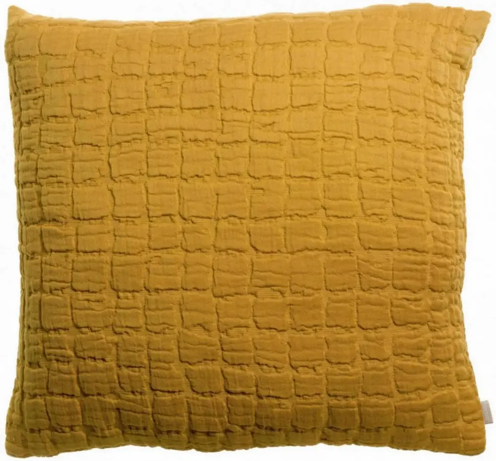 Cushions - Swami Cushion Safran 45 X 45 - MAISON VIVARAISE - SDE VIVARAISE WINKLER
